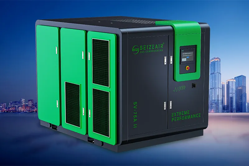 Compresseur d'air à vis à deux étages PM VSD