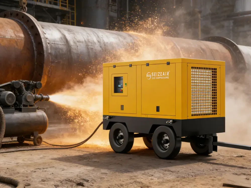 Un compresseur d’air portable peut-il gérer des tâches industrielles lourdes ?